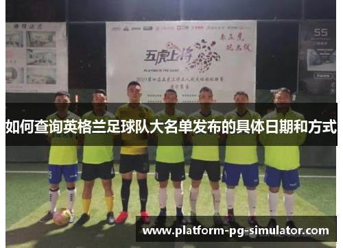 如何查询英格兰足球队大名单发布的具体日期和方式