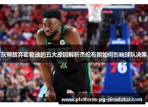 灰熊放弃霍勒迪的五大原因解析杰伦布朗如何影响球队决策