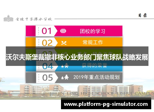 沃尔夫斯堡裁撤非核心业务部门聚焦球队战略发展